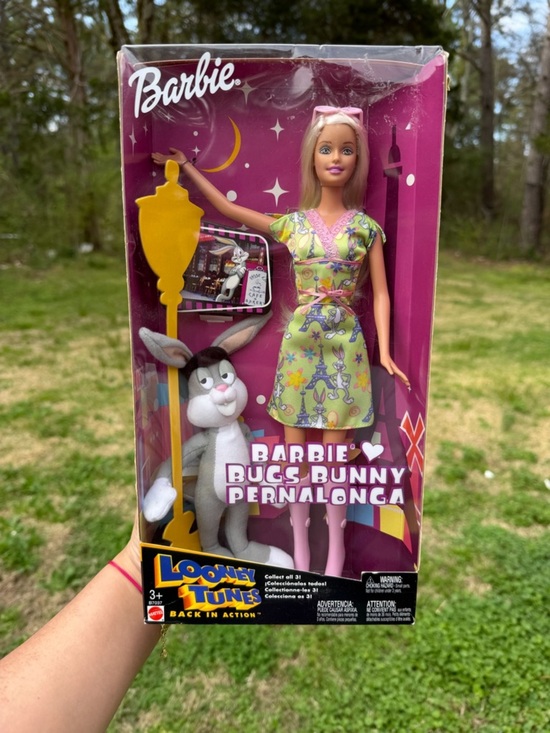 Mattel Other - Mattel Barbie Loves Bugs Bunny Doll With Plush Looney Tunes Bunny